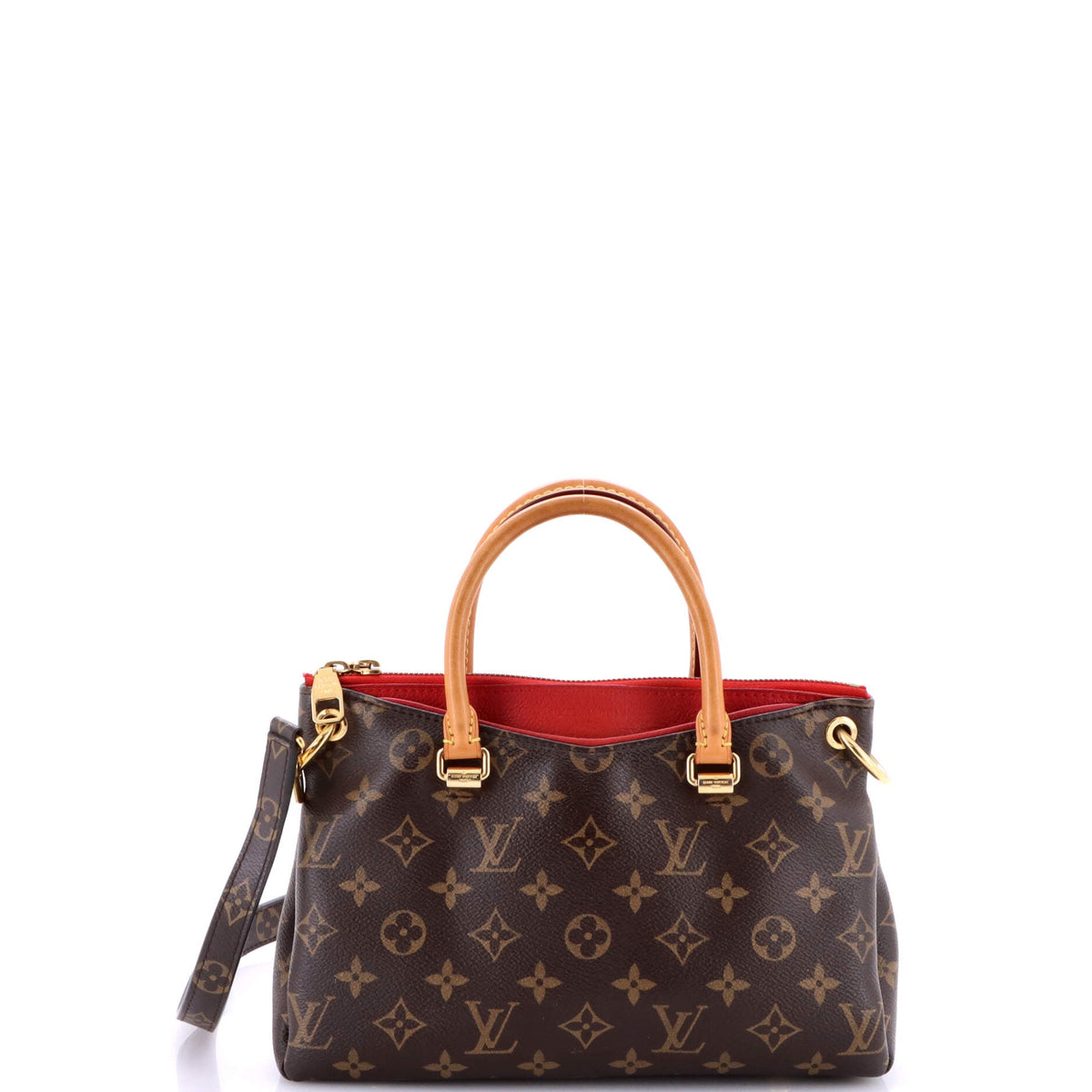 Louis Vuitton Pallas Tote Monogram Canvas with Leather BB