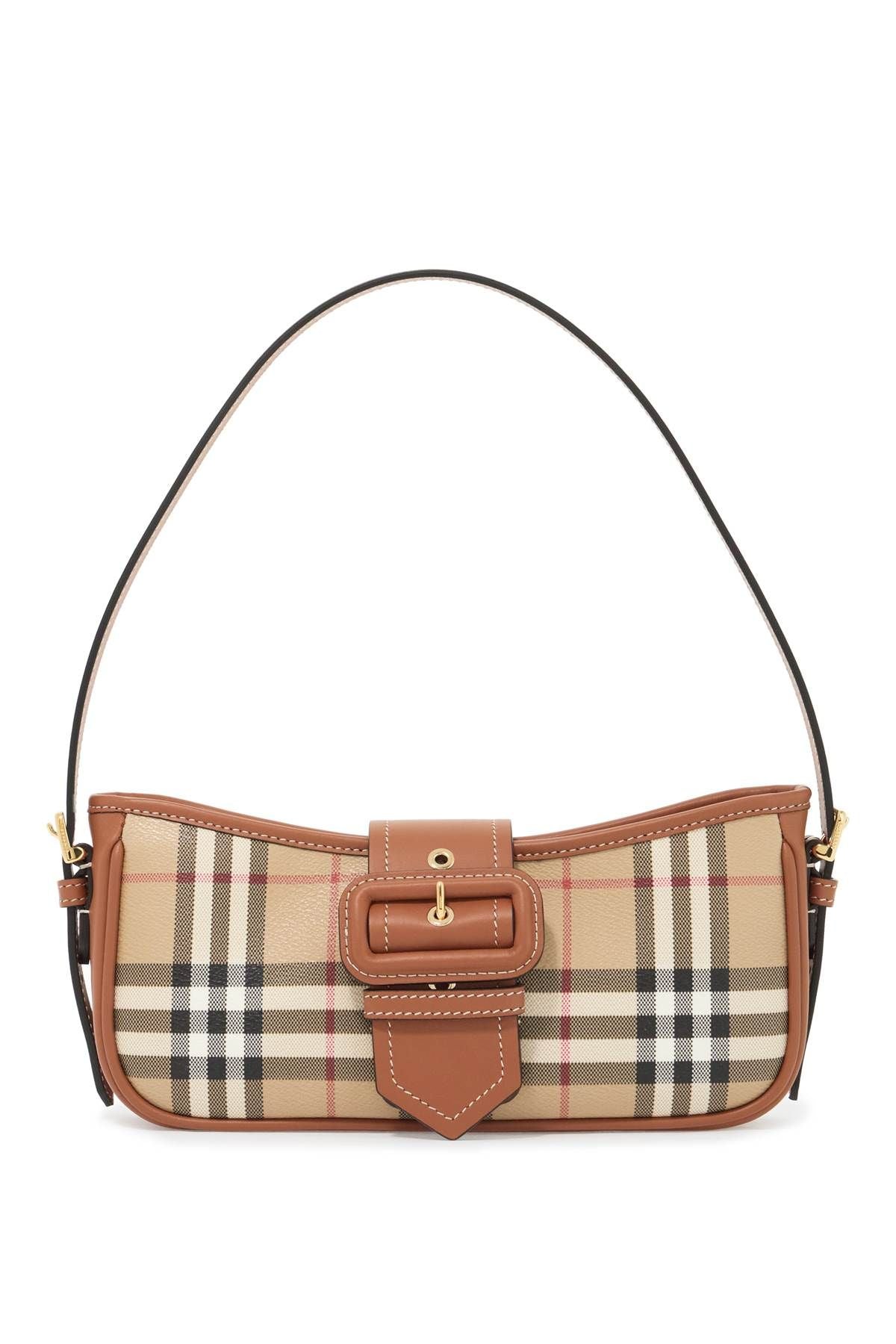 Burberry Ered Checkered Shoulder Bag