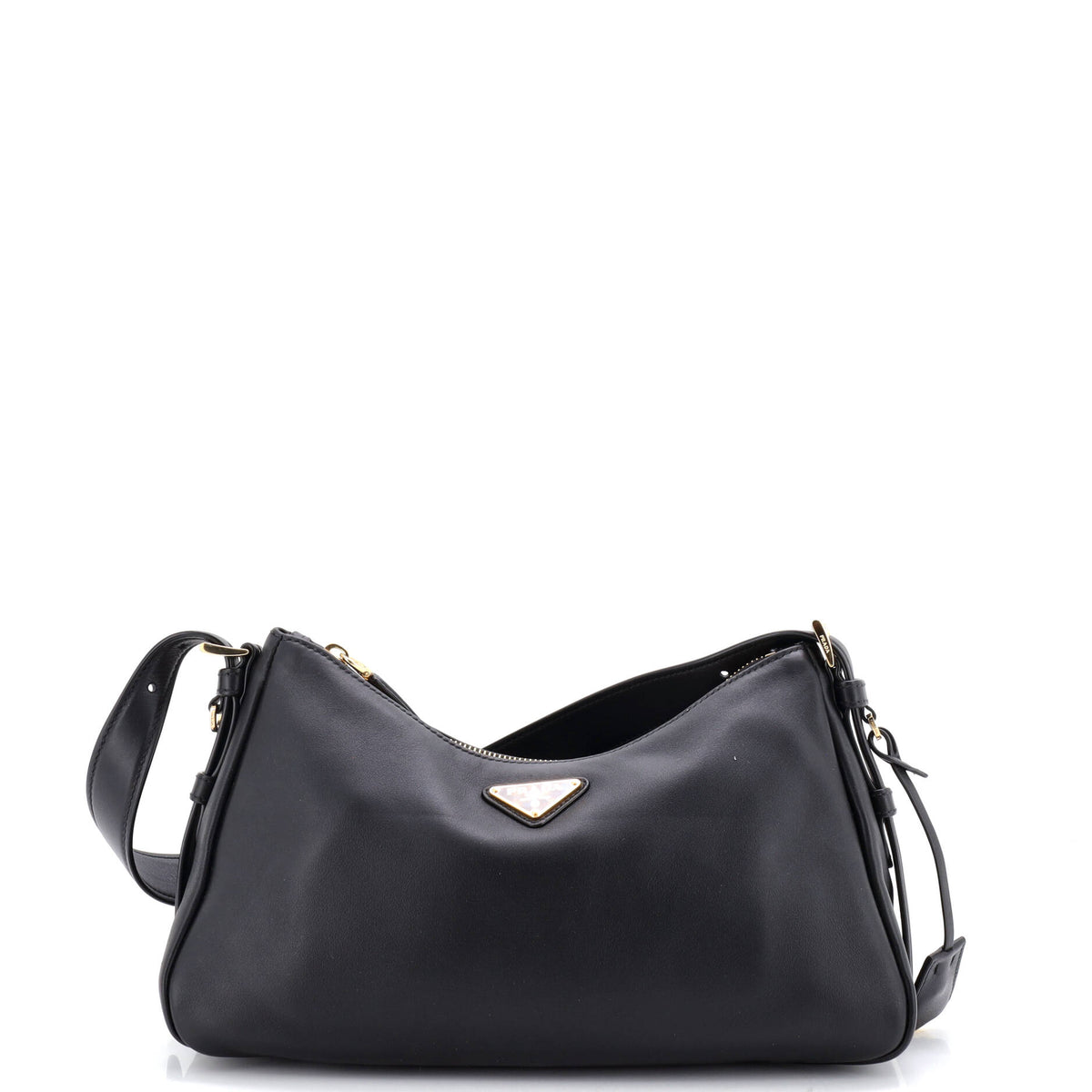 Prada PRADA Aimee Shoulder Bag Leather Medium