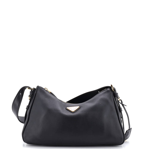 PRADA Aimee Shoulder Bag Leather Medium