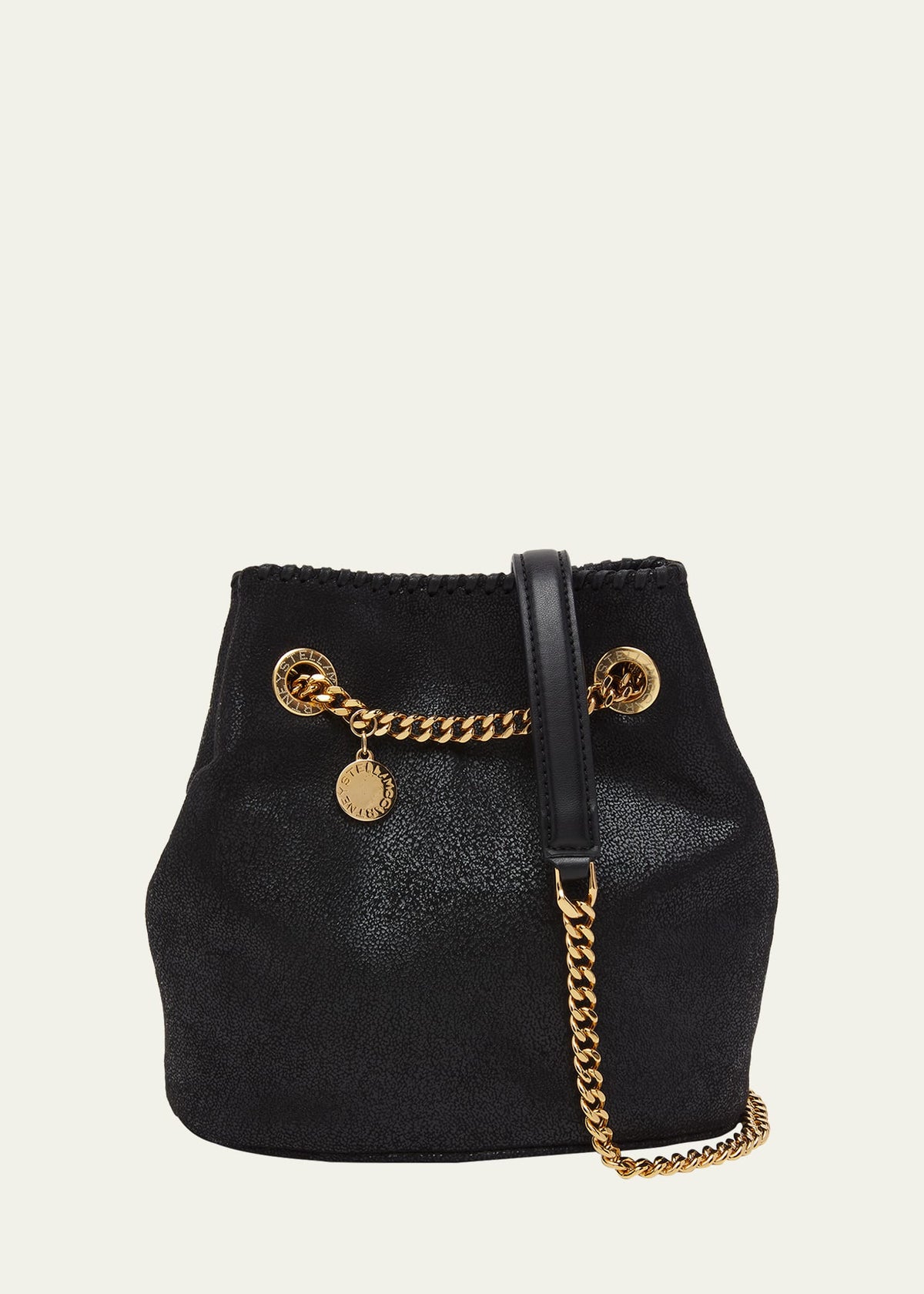 Stella McCartney Falabella Vegan Leather Chain Bucket Bag