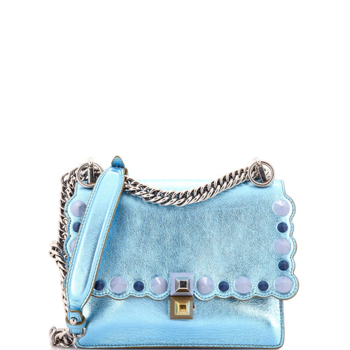 FENDI Kan I Bag Studded Leather Small