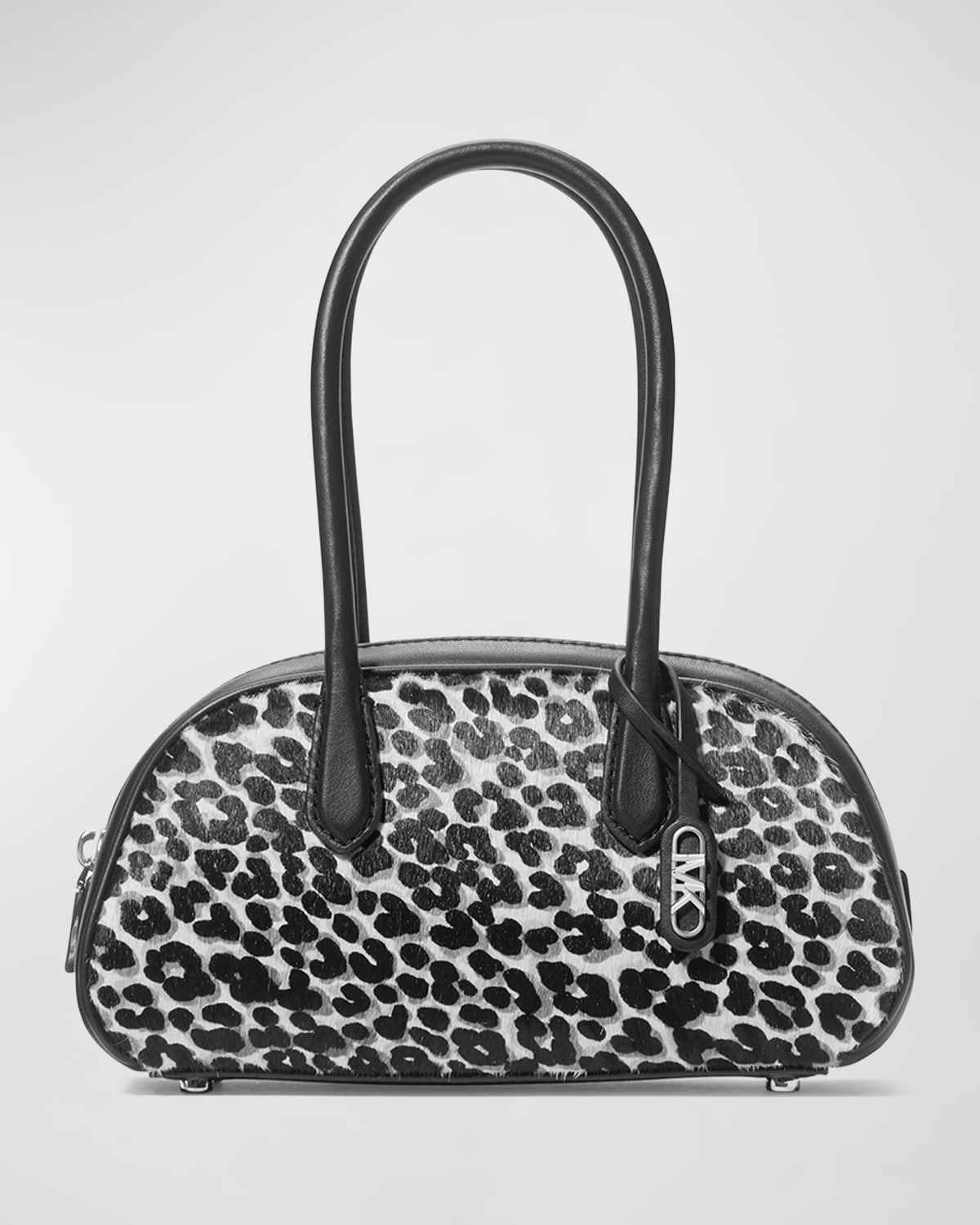 Michael Kors Lulu Small Leopard Calf Hair Satchel Bag