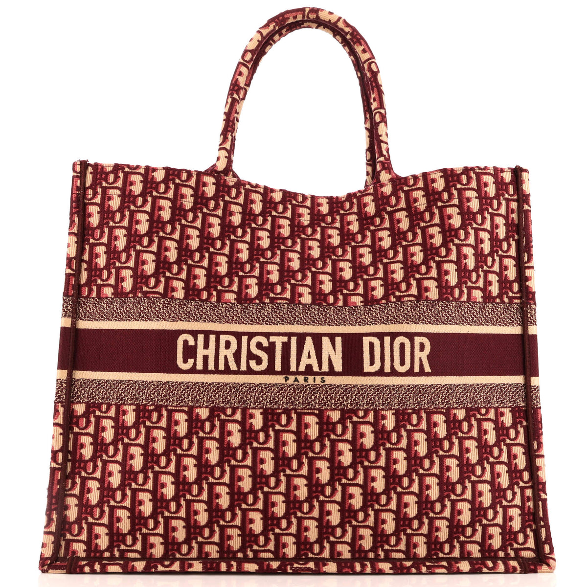 Christian Dior Book Tote Oblique Canvas Large