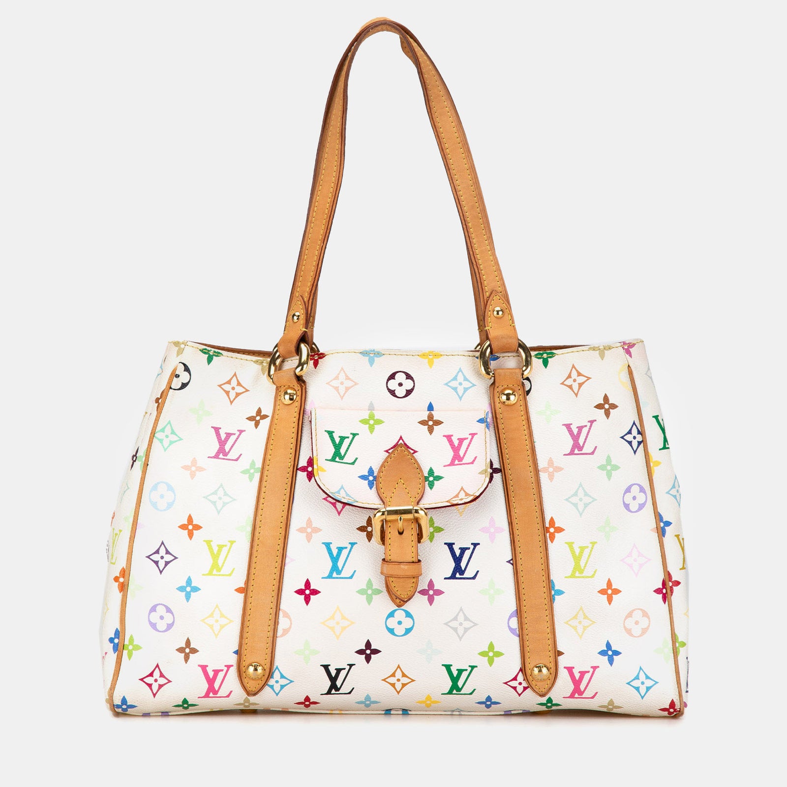 Louis Vuitton Aurelia MM Tragetasche aus mehrfarbigem Canvas mit Monogramm