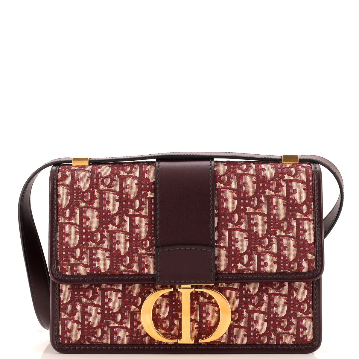 Christian Dior 30 Montaigne Flap Bag Oblique Canvas