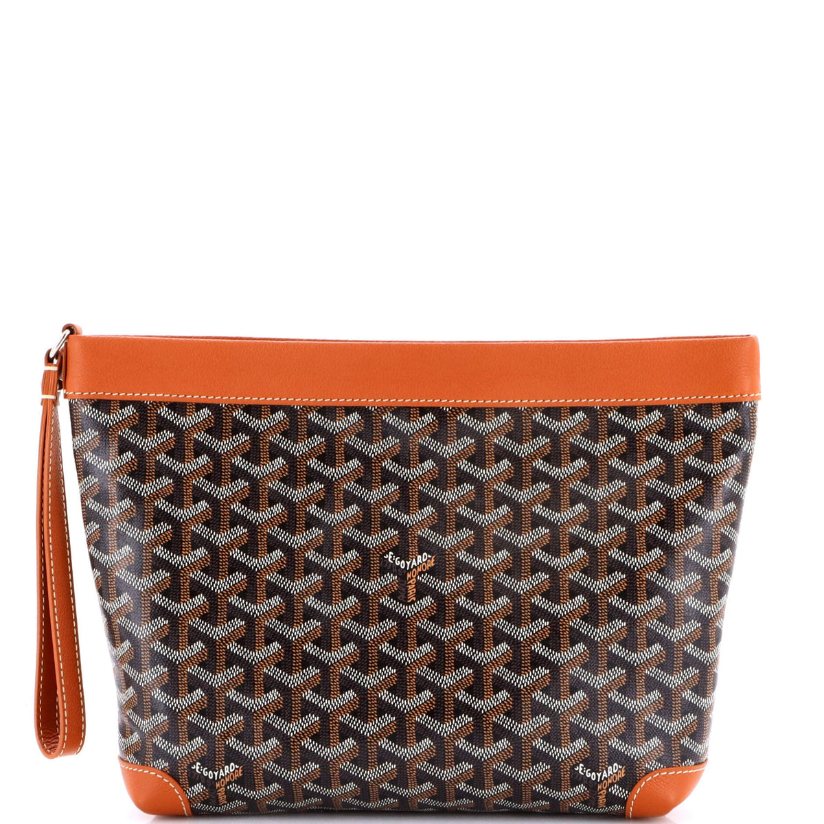 Goyard GOYARD Goyardine Conti Pouch Coated Canvas