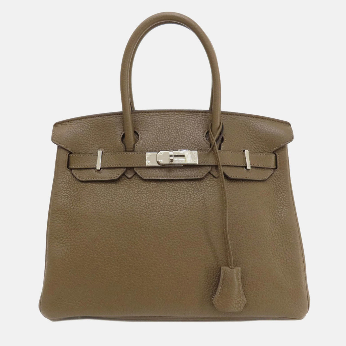 Hermès Taurillon Taupe Birkin 30 Handbag