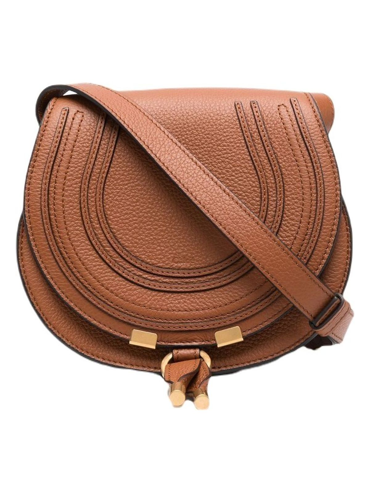Chloé Women's Marcie Small Bag in Tan | CHC22AS680I31