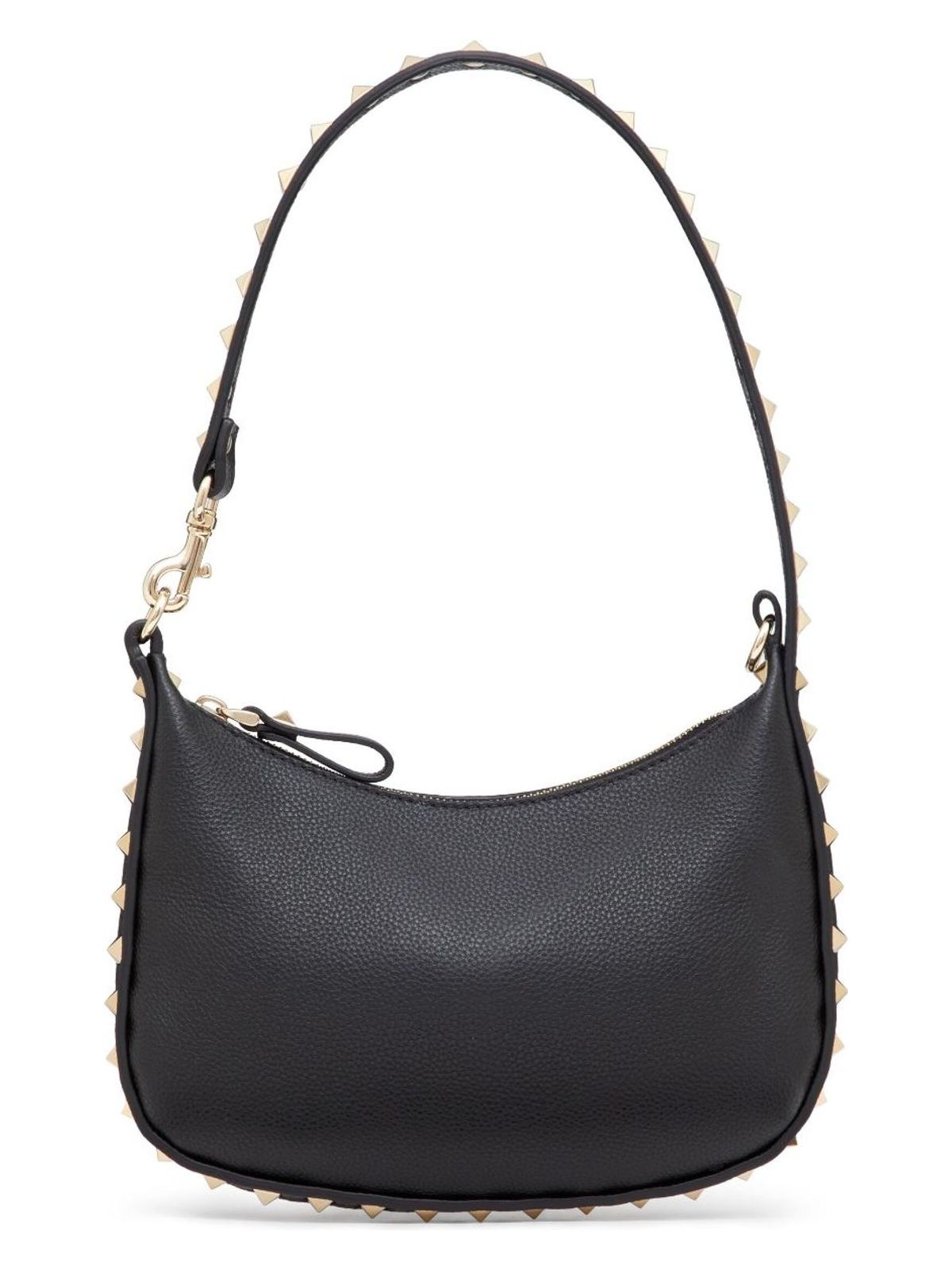 Valentino Garavani Women's Rockstud Mini Hobo Bag in Black | Size UNI | 4W2P0Z66TAG0NO