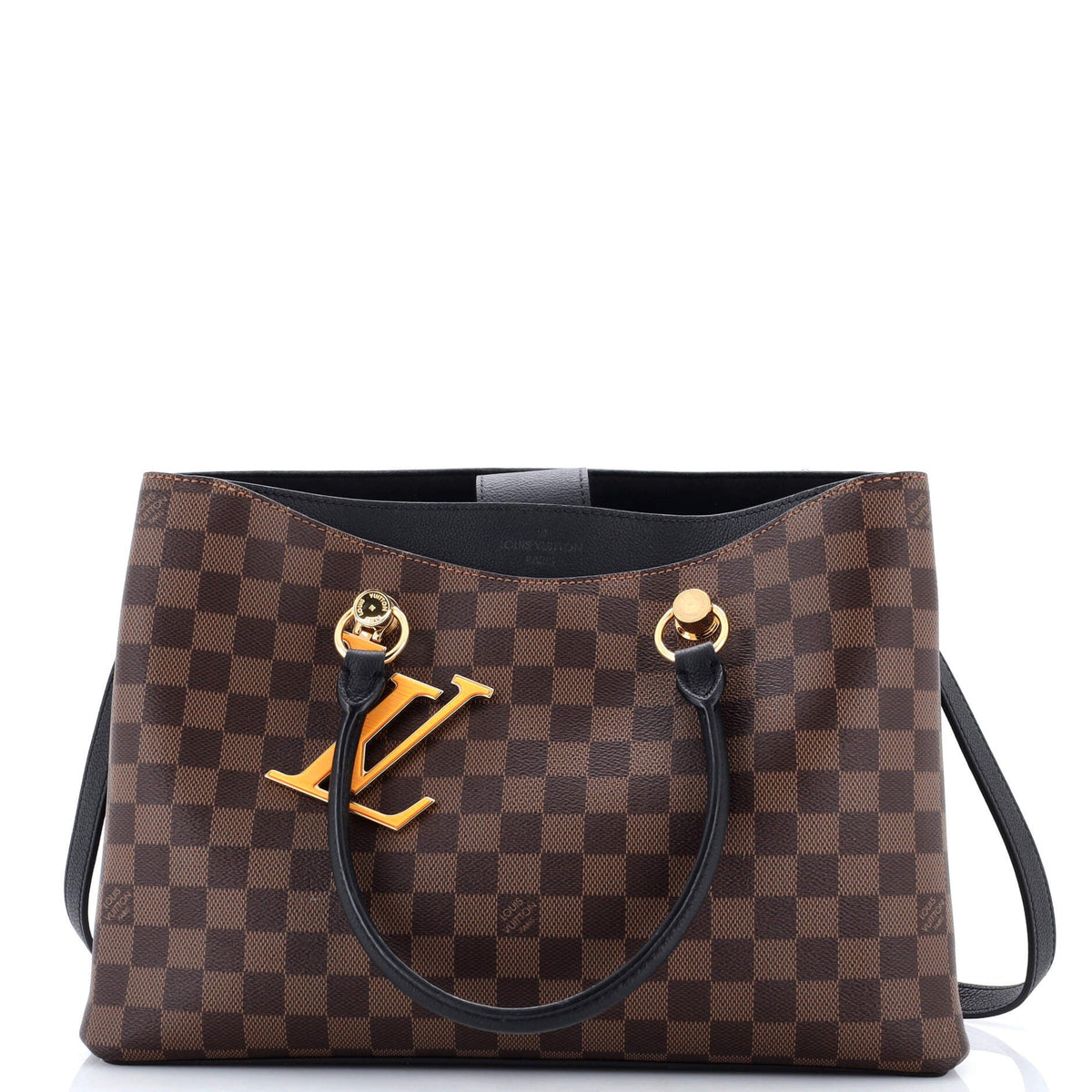 Louis Vuitton LV Riverside Handbag Damier with Leather