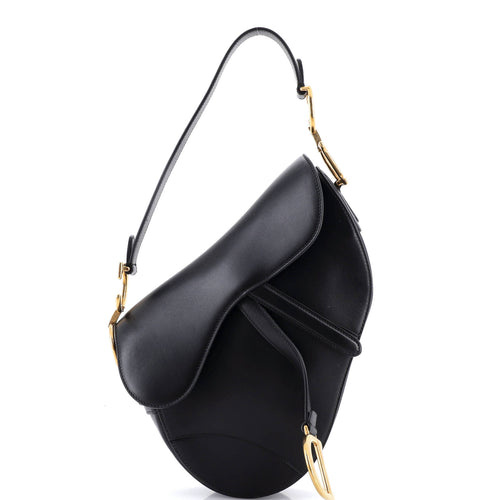 Saddle Handbag Leather Medium