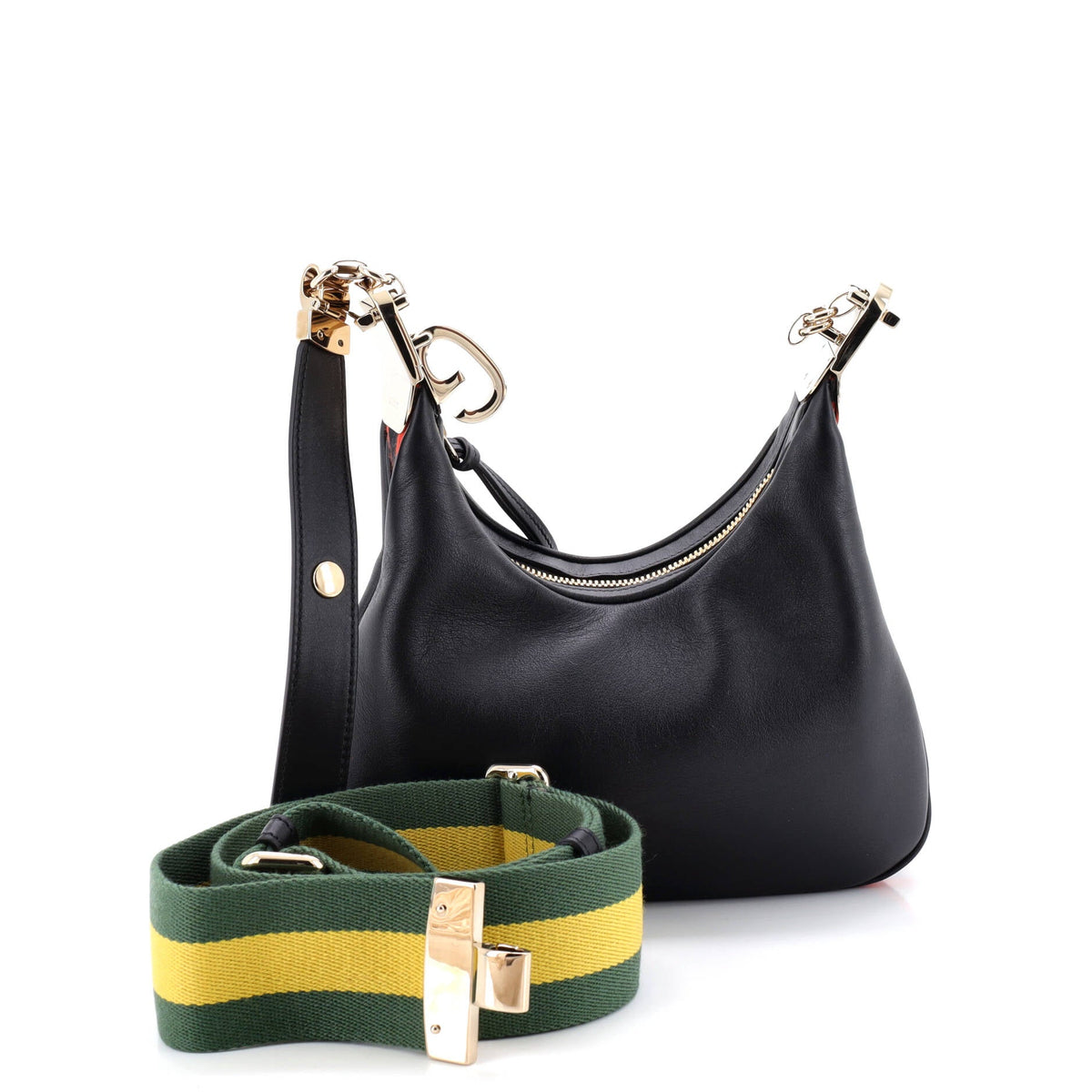 Gucci GUCCI Attache Shoulder Bag Leather Small