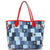 Neverfull Tote Damier and Monogram Patchwork Denim MM