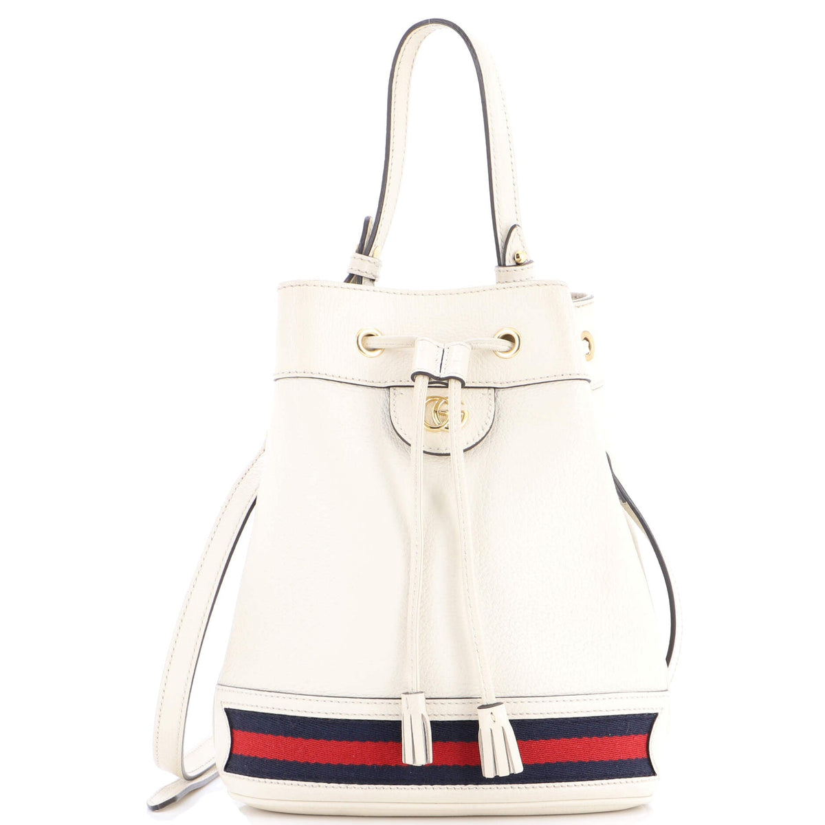Gucci GUCCI Ophidia Bucket Bag Leather Small