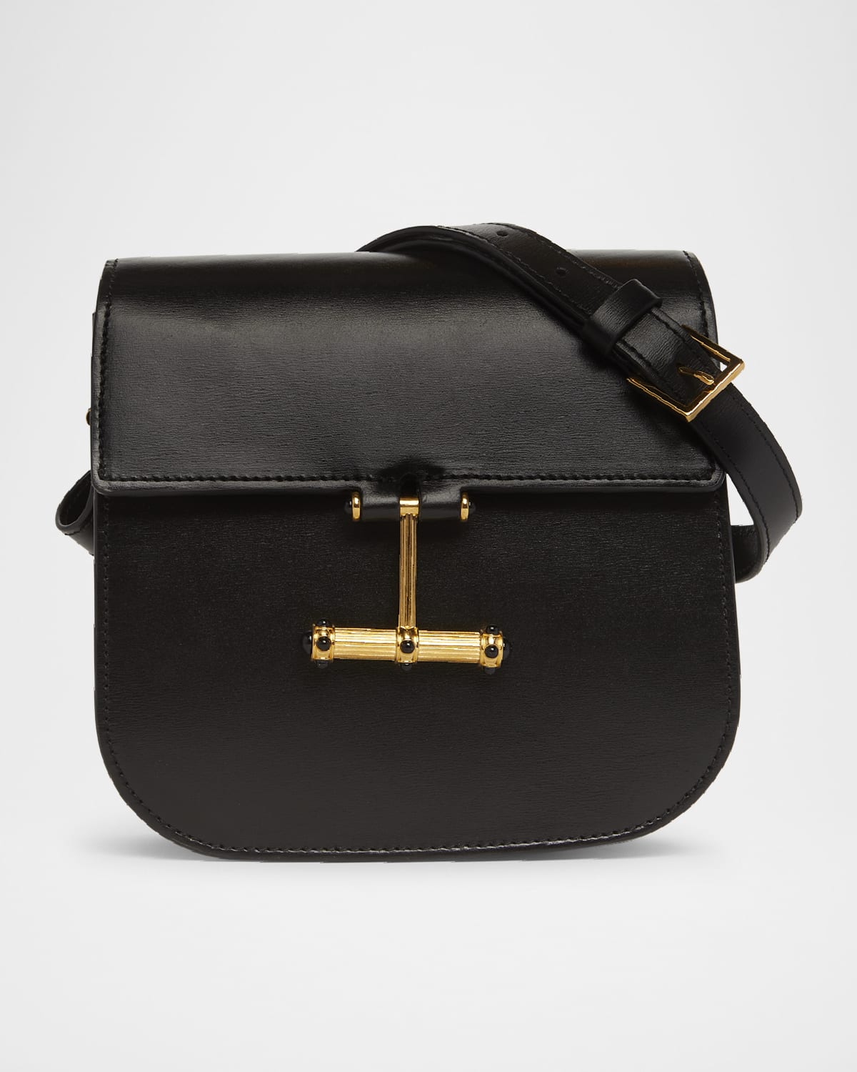 Tom Ford Tara Mini Flap Crossbody Bag in Leather