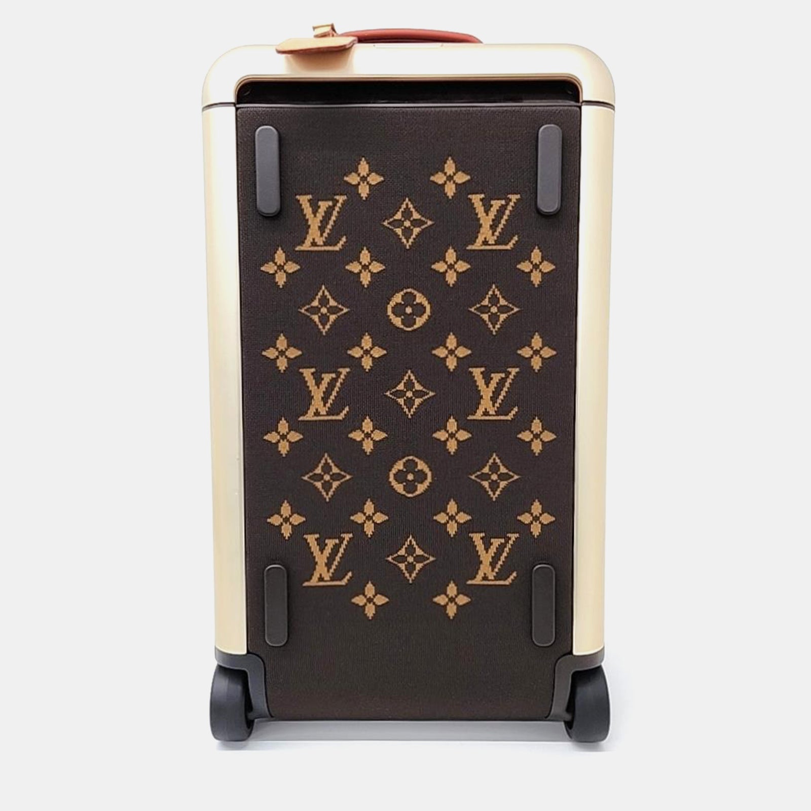 Louis Vuitton Sac de voyage souple Horizon 55 marron avec monogramme