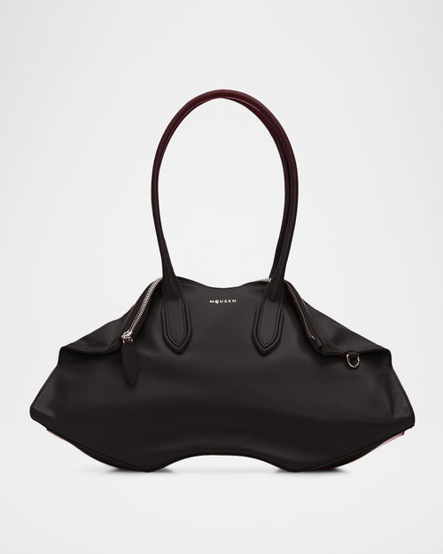 Manta Sculptural Nappa Leather Shoulder Bag