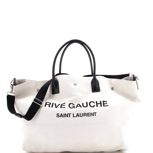 Rive Gauche Shopper Tote Canvas Maxi