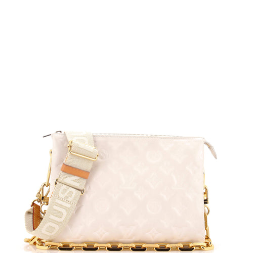 Coussin Bag Monogram Embossed Lambskin PM