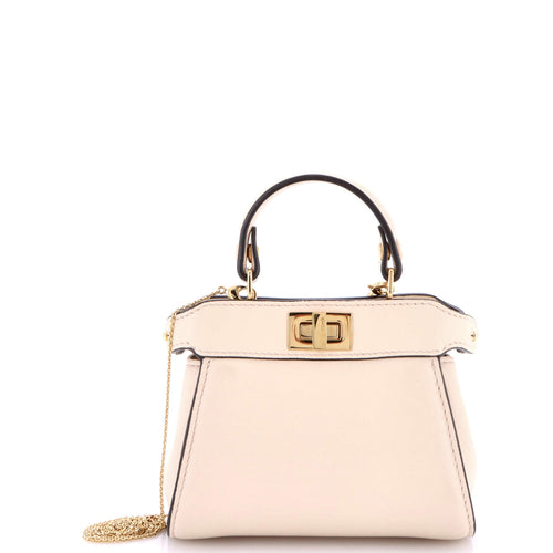 FENDI Peekaboo Bag Leather Nano