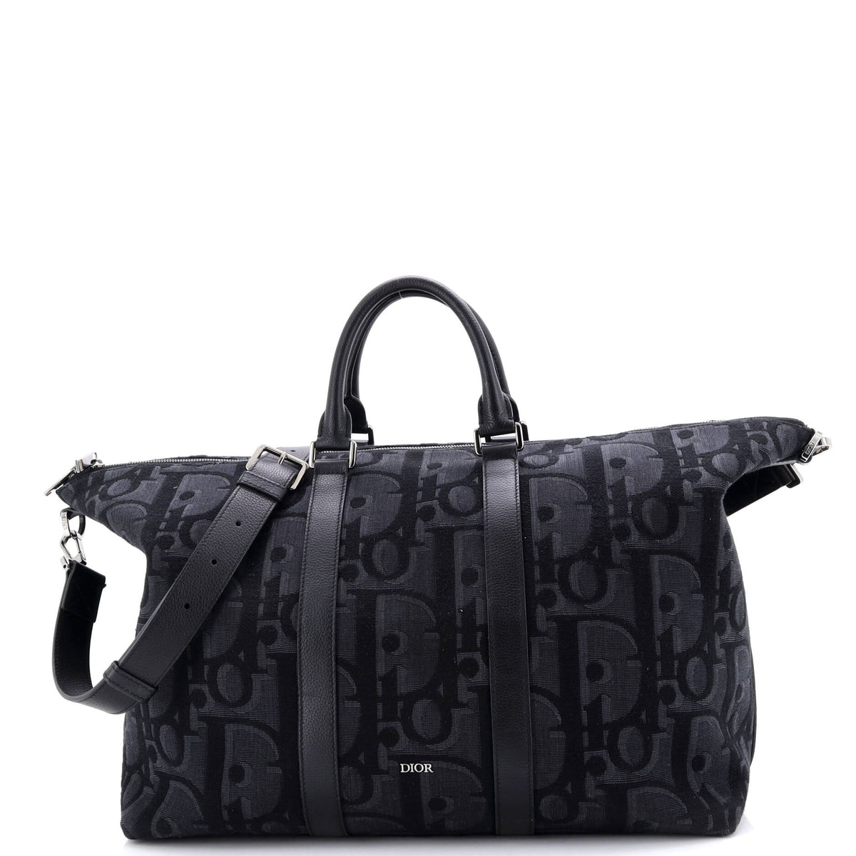 Christian Dior Weekender Convertible Tote Oblique Jacquard 40