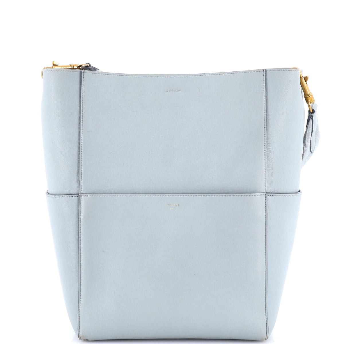 Celine CELINE Sangle Seau Bag Calfskin Large
