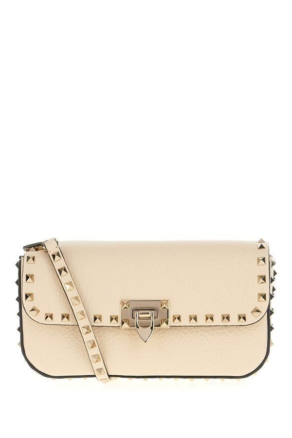 Valentino Women's Rockstud Shoulder Bag in Lgtivory | 5W0B0Q70VSF