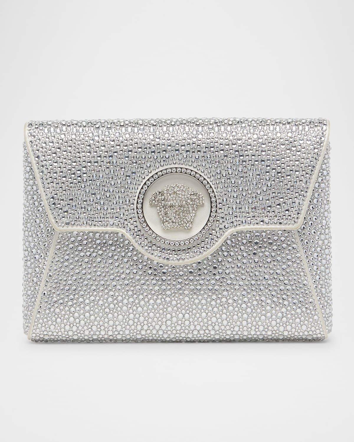 Versace La Medusa Mini Crystal Crossbody Bag