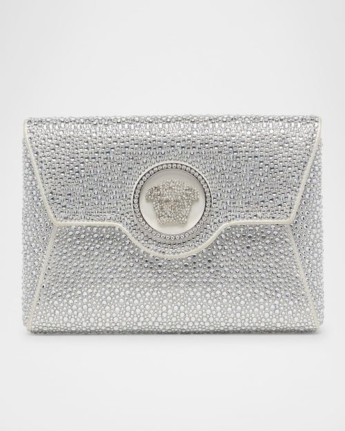 La Medusa Mini Crystal Crossbody Bag