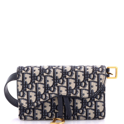 Saddle Rectangular Belt Bag Oblique Canvas