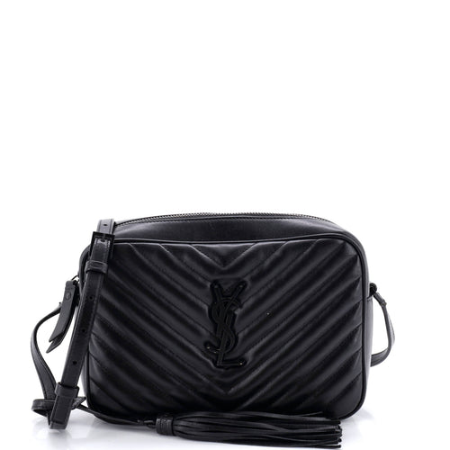 Lou Camera Bag Matelasse Chevron Leather Small