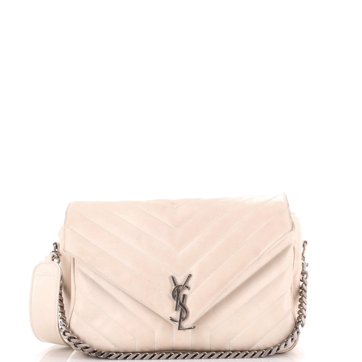 Saint Laurent LouLou Convertible Shoulder Bag Matelasse Chevron Leather