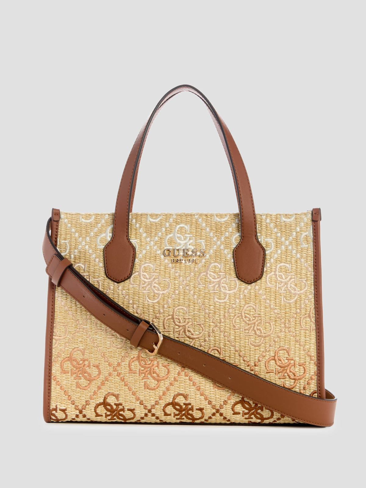 Guess Silvana Raffia Tote