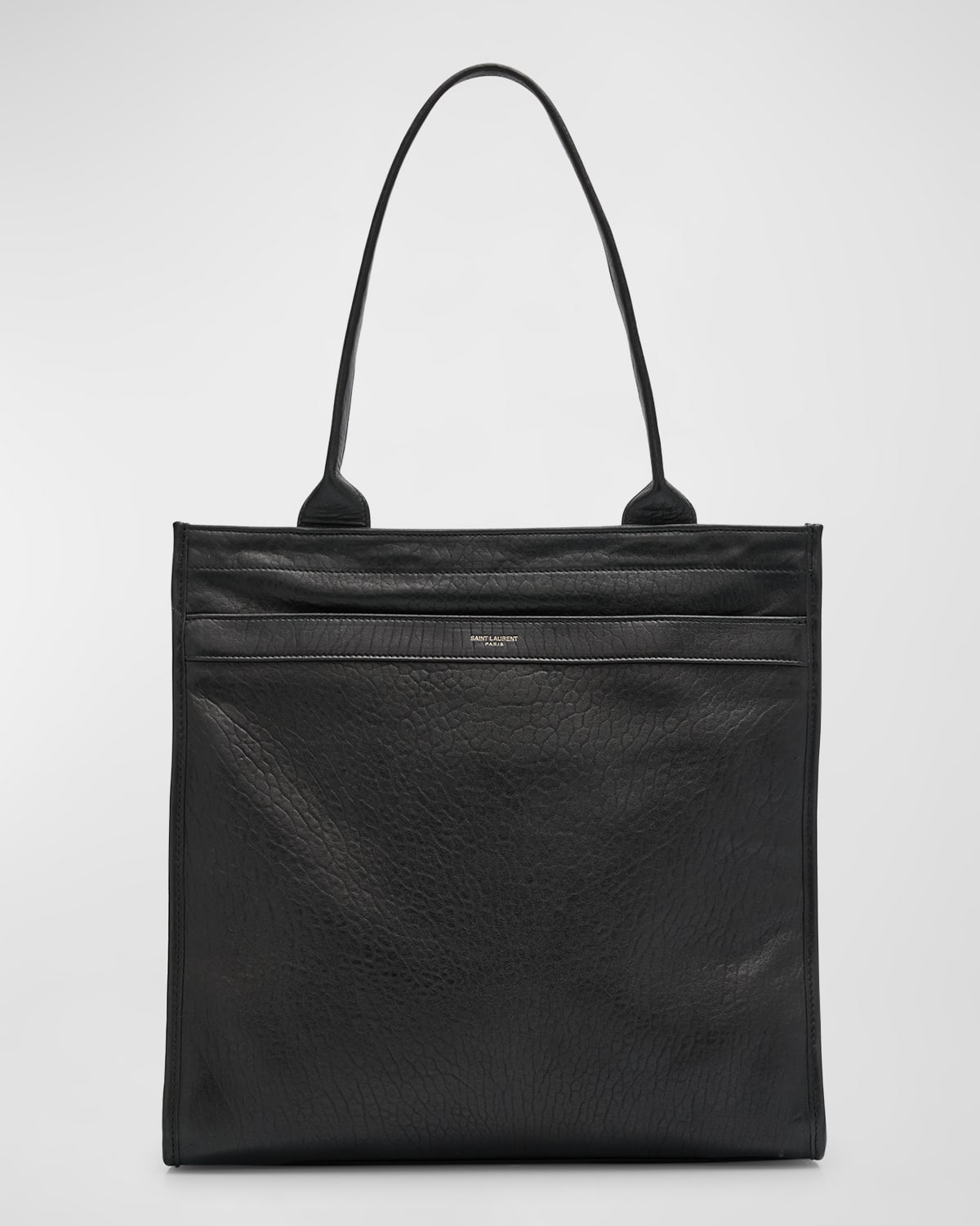 Saint Laurent Men's Tote Bag in Leather