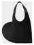 Women's Heart Mini Tote Bag in Black | COPBA14BIS405