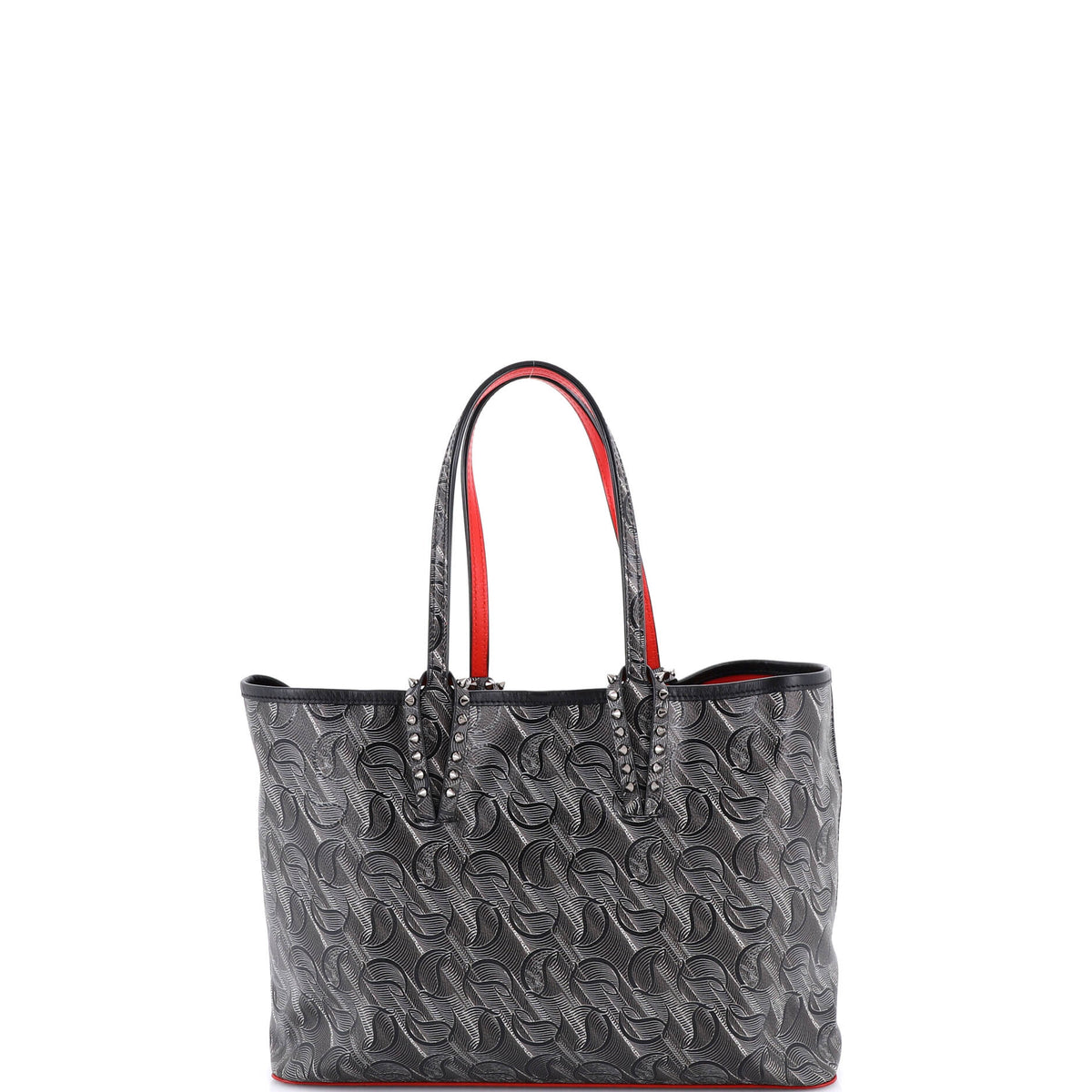 Christian Louboutin Cabata East West Tote Printed Leather Small