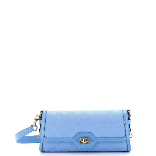 GUCCI Luce Shoulder Bag Canvas Small