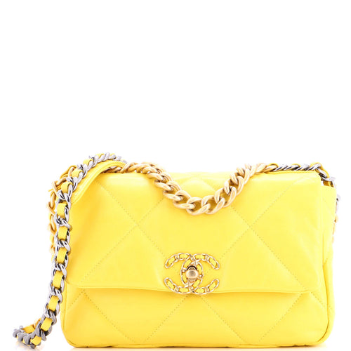 CHANEL 19 Flap Bag Quilted Leather Medium