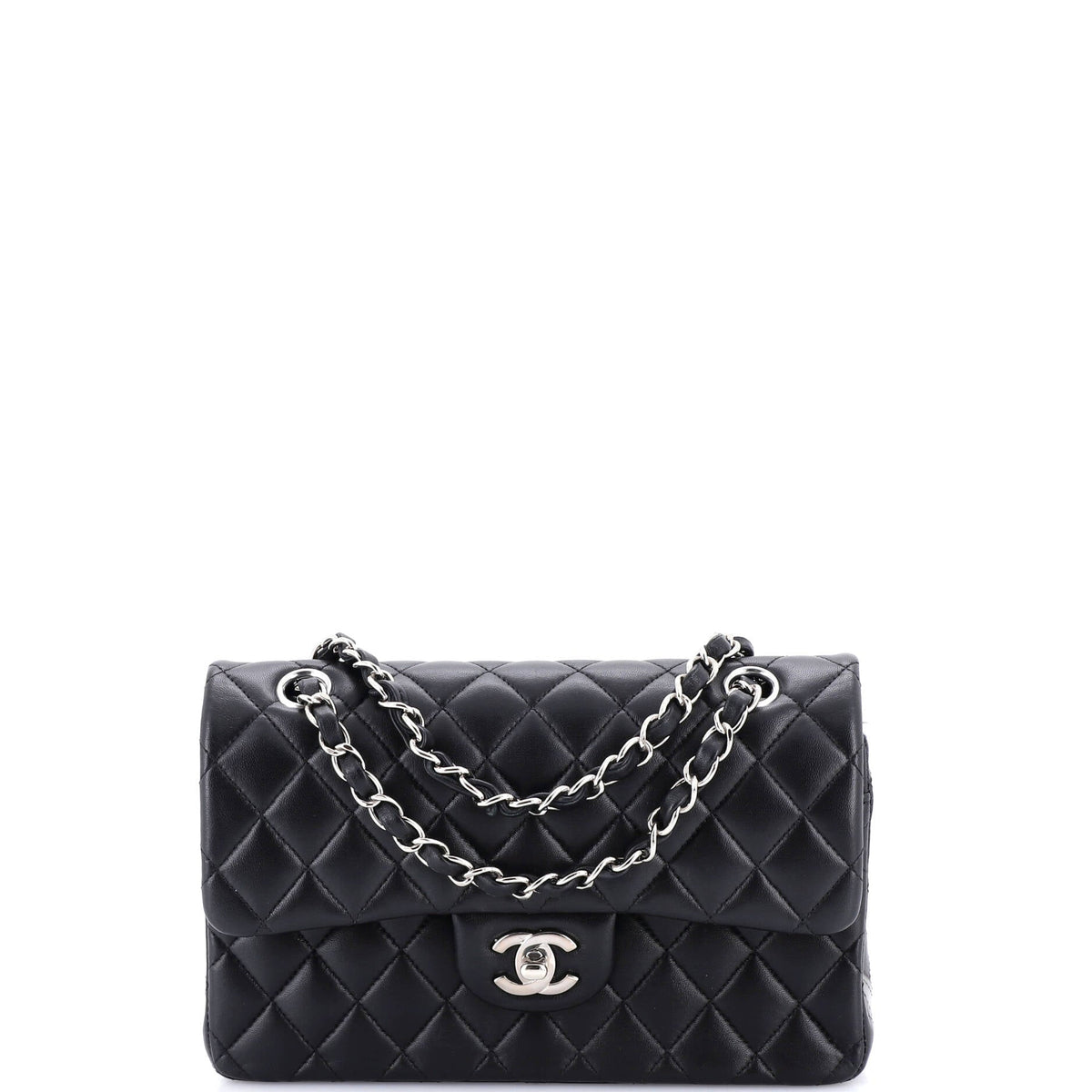 Chanel CHANEL Classic Double Flap Bag Quilted Lambskin Small