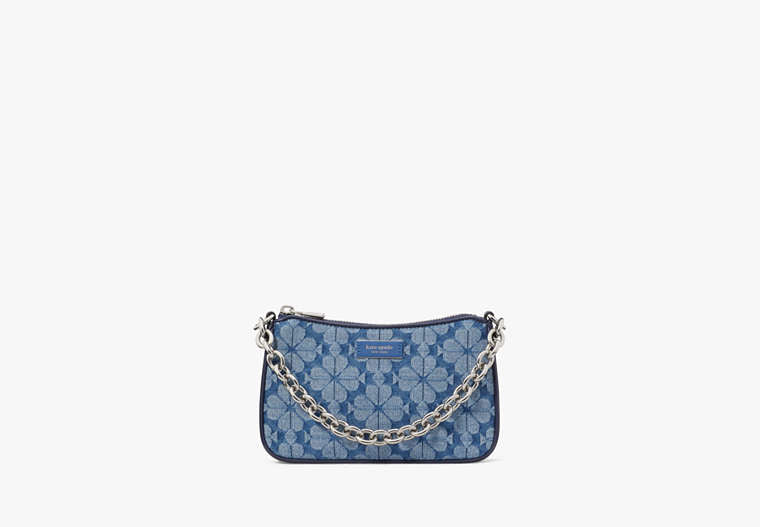 Kate Spade New York Jolie Spade Flower Jacquard Denim Small Convertible Crossbody