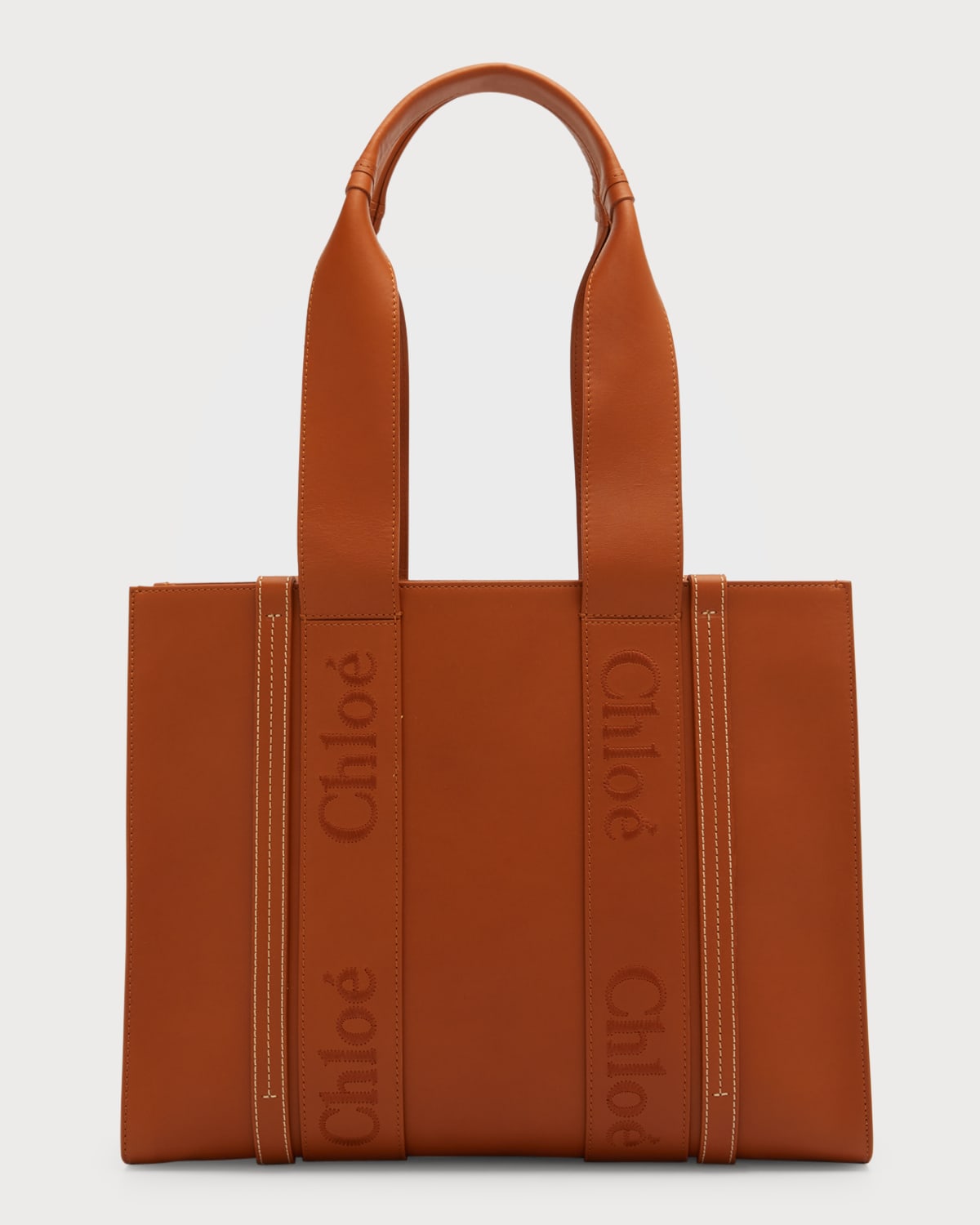 Boss Woody Medium Tote Bag in Leather