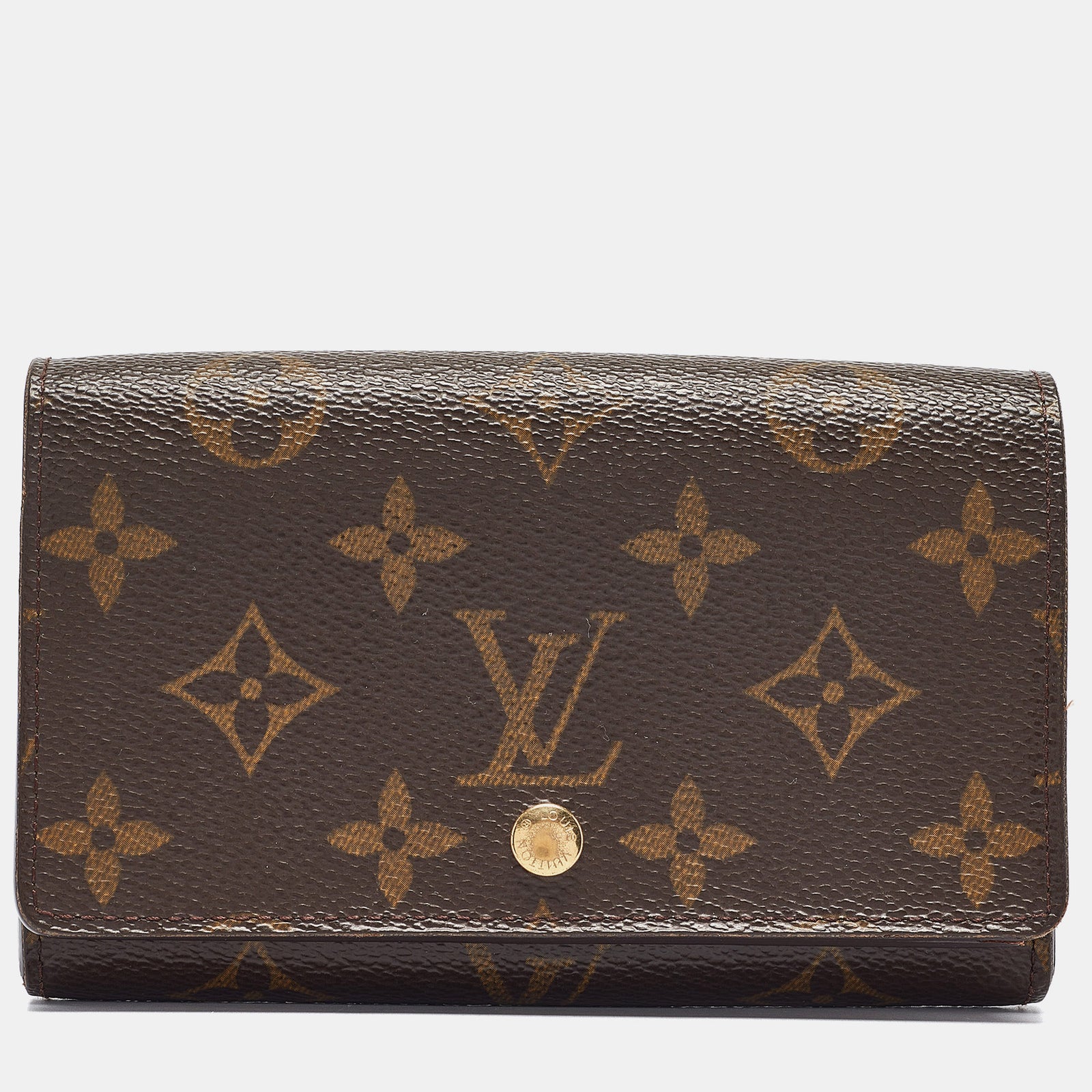 Louis Vuitton Portefeuille Porte-Monnaie Tresor en toile Monogram