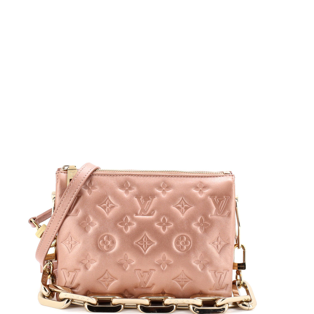 Louis Vuitton Coussin Bag Monogram Embossed Lambskin BB
