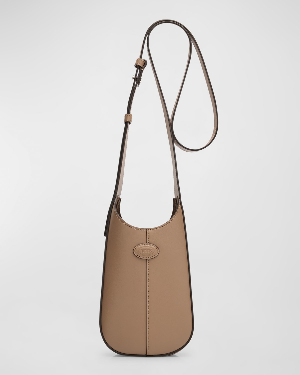 Tod's Di Calfskin Leather Hobo Bag