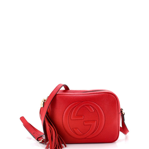 GUCCI Soho Disco Crossbody Bag Leather Small