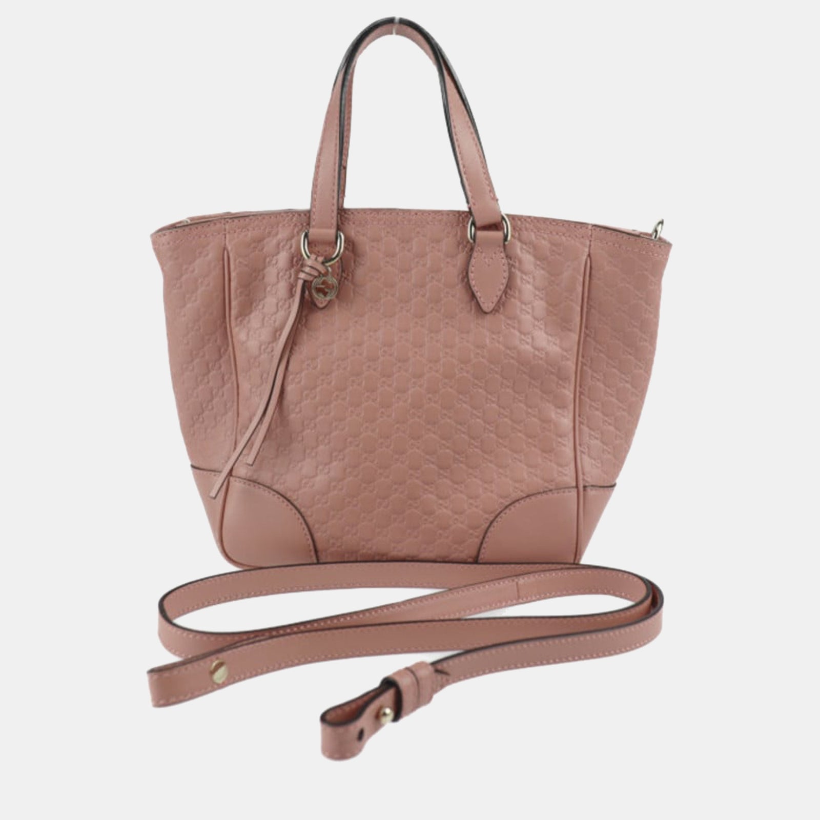 Gucci Pink Microguccissima Leather Medium Bree Tote Bag