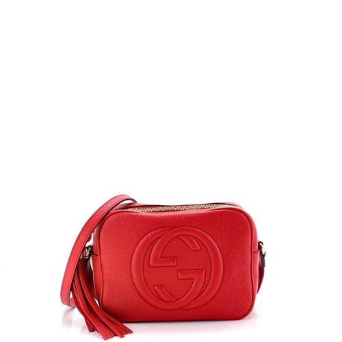 GUCCI Soho Disco Crossbody Bag Leather Small