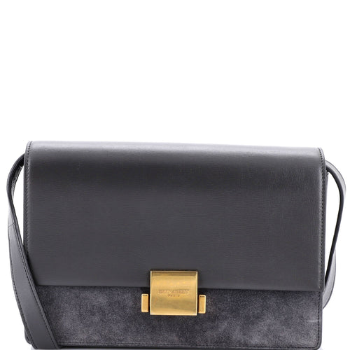 Bellechasse Shoulder Bag Suede and Leather Medium