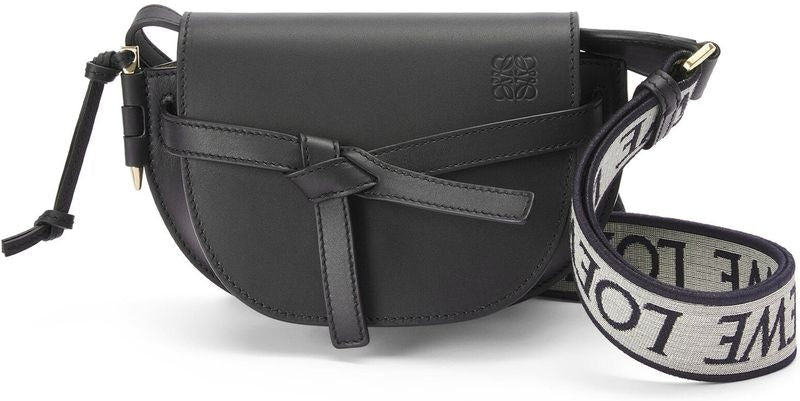 Loewe Women's Mini Gate Dual Bag in Black | Size UNICA | A650N46X13